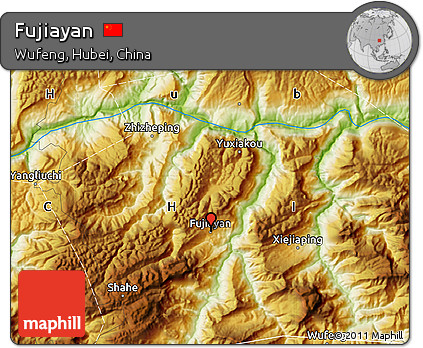 Physical Map of Fujiayan