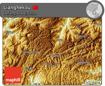 Physical Map of Lianghekou