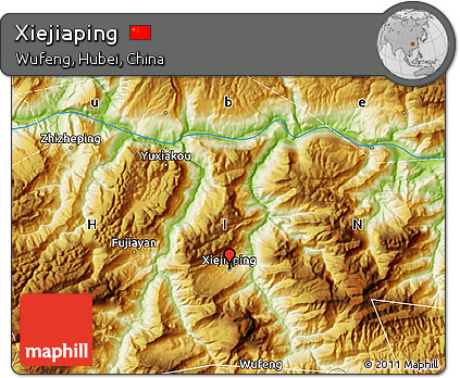 Physical Map of Xiejiaping