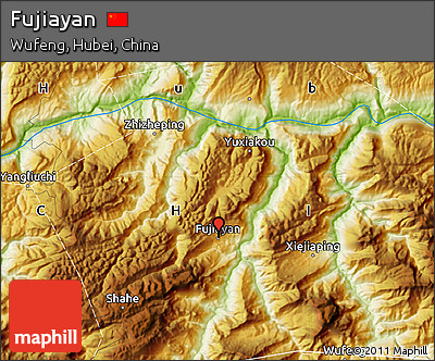 Physical Map of Fujiayan
