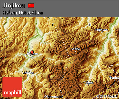 Physical Map of Jinjikou