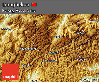 Physical Map of Lianghekou