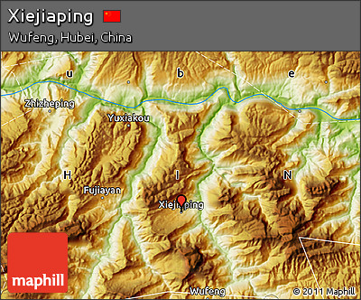 Physical Map of Xiejiaping