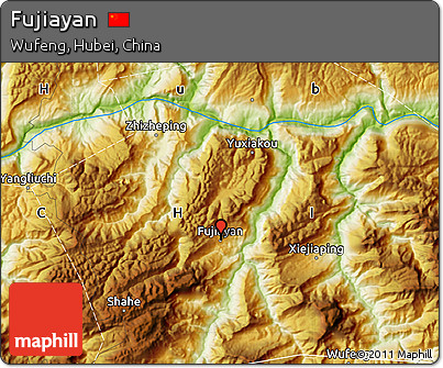 Physical Map of Fujiayan