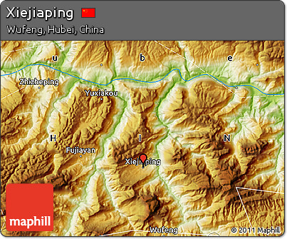 Physical Map of Xiejiaping