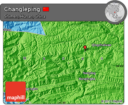 Political Map of Changleping