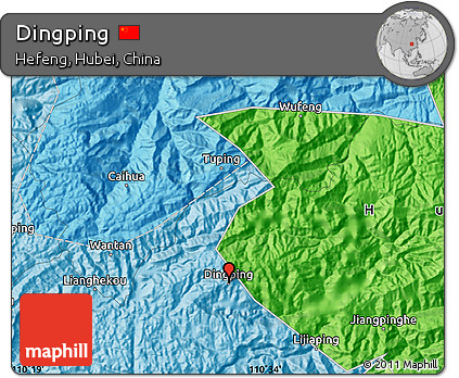 Political Map of Dingping