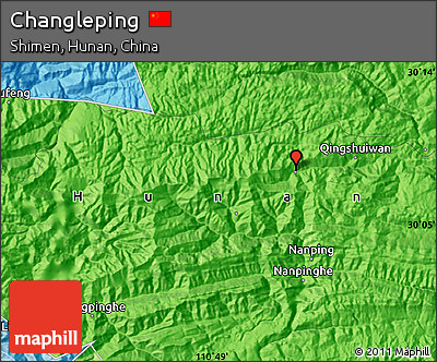 Political Map of Changleping