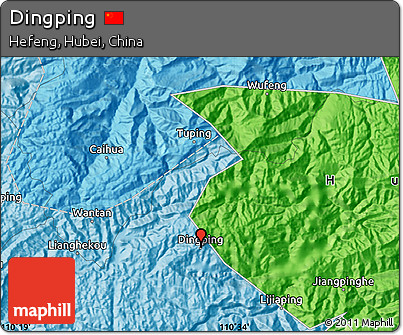 Political Map of Dingping