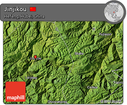 Satellite Map of Jinjikou