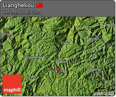 Satellite Map of Lianghekou