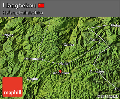 Satellite Map of Lianghekou