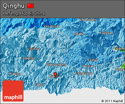 Political Panoramic Map of Qinghu