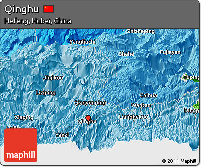 Political Panoramic Map of Qinghu