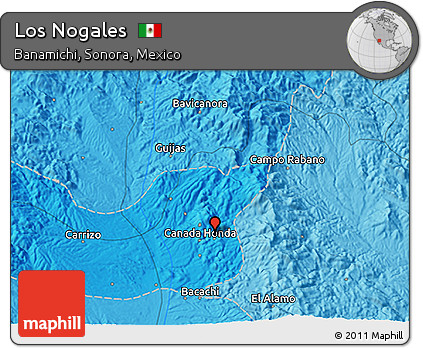 Banamichi Sonora Mexico Map Free Political 3D Map Of Los Nogales