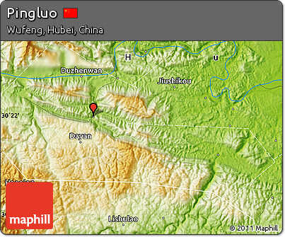 Physical Map of Pingluo