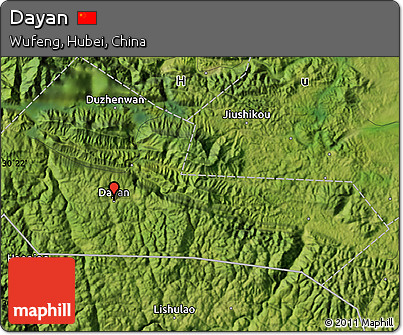 Satellite Map of Dayan