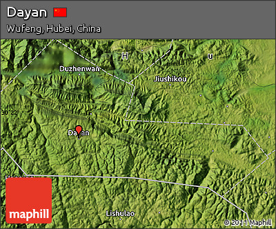 Satellite Map of Dayan