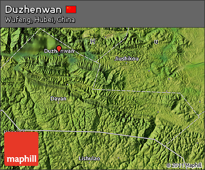 Satellite Map of Duzhenwan