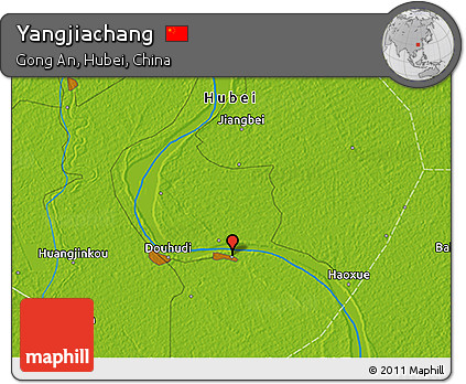 Physical 3D Map of Yangjiachang