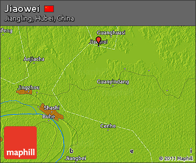 Physical Map of Jiaowei