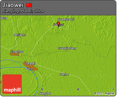 Physical Map of Jiaowei