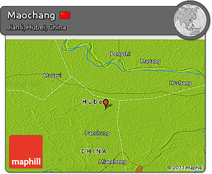 Physical 3D Map of Maochang