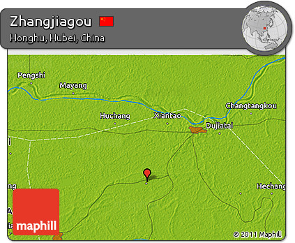 Physical 3D Map of Zhangjiagou