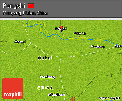 Physical 3D Map of Pengshi