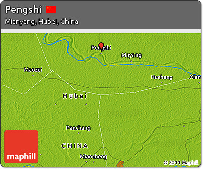 Physical 3D Map of Pengshi
