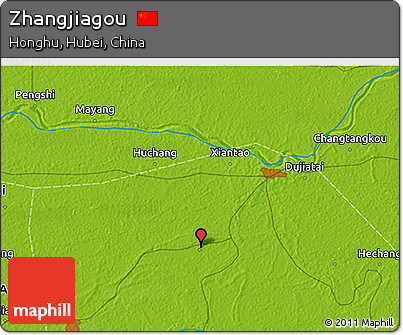 Physical 3D Map of Zhangjiagou
