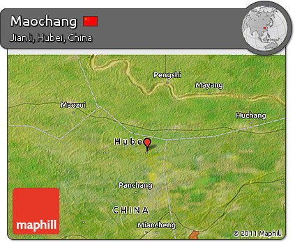 Satellite 3D Map of Maochang