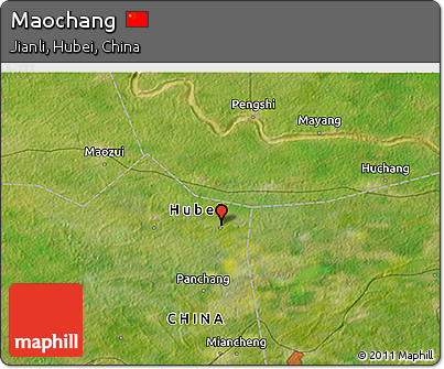 Satellite 3D Map of Maochang
