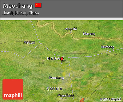 Satellite 3D Map of Maochang