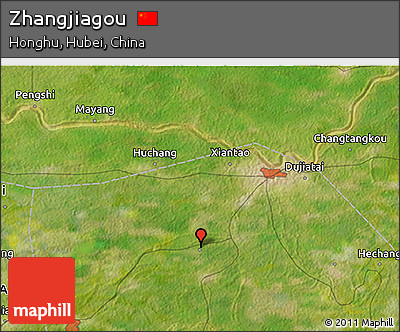 Satellite 3D Map of Zhangjiagou