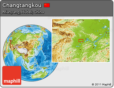 Physical Location Map of Changtangkou