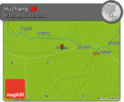 Physical Map of Huchang