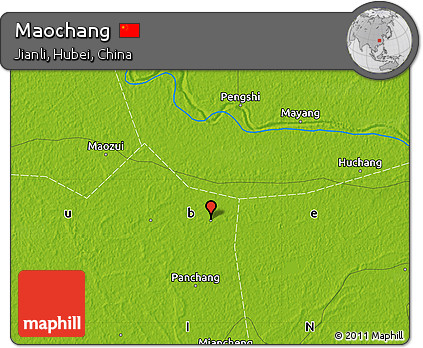 Physical Map of Maochang