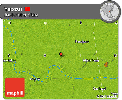 Physical Map of Yaozui