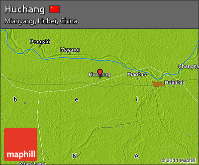 Physical Map of Huchang