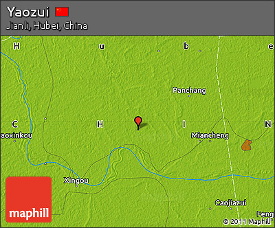 Physical Map of Yaozui