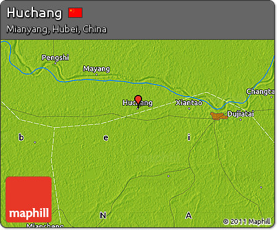 Physical Map of Huchang