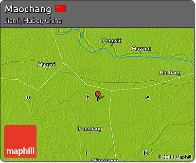 Physical Map of Maochang