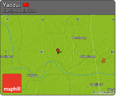 Physical Map of Yaozui