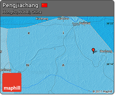Political Map of Pengjiachang