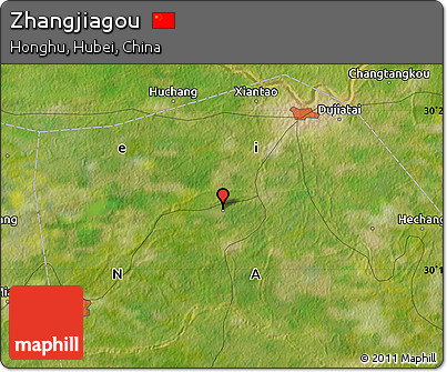 Satellite Map of Zhangjiagou