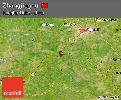 Satellite Map of Zhangjiagou