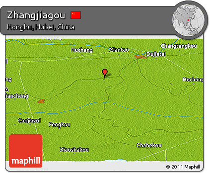 Physical Panoramic Map of Zhangjiagou