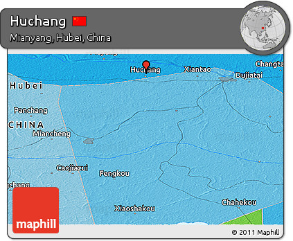 Political Panoramic Map of Huchang