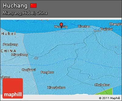 Political Panoramic Map of Huchang